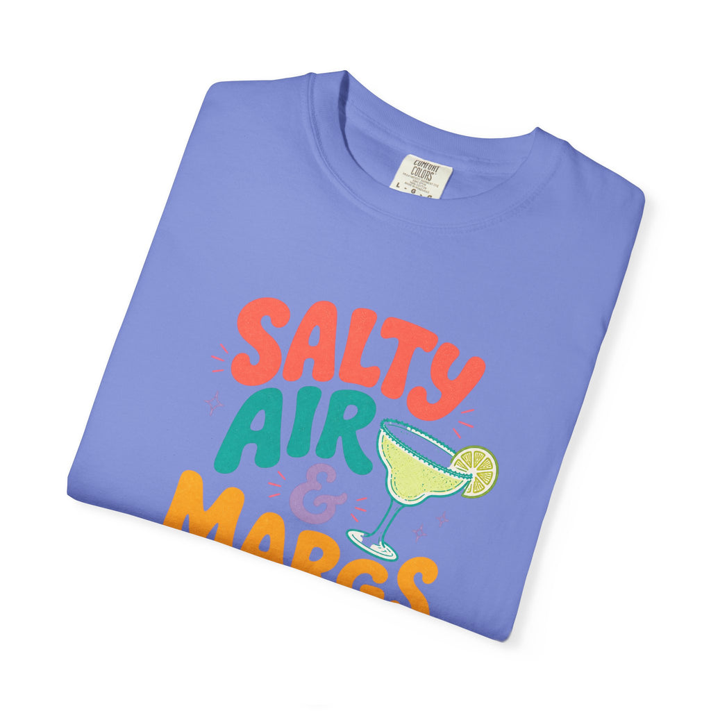 Salty Air & Margs T-Shirt | Margarita Cocktail Beach Tee