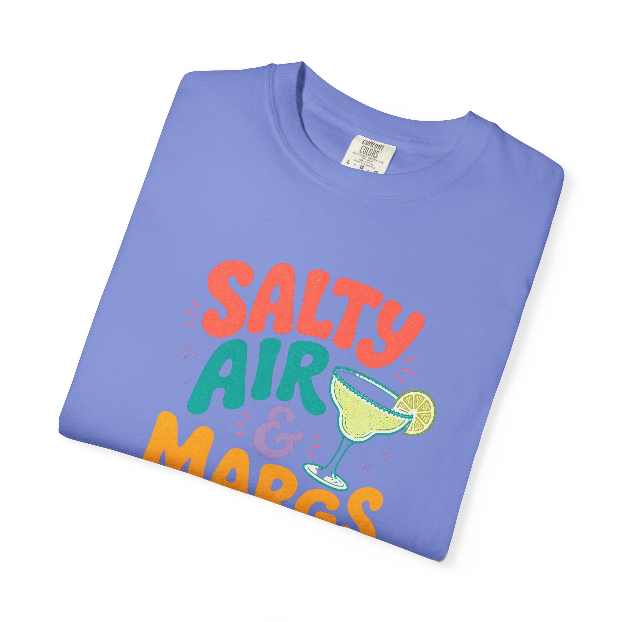 Salty Air & Margs T-Shirt | Margarita Cocktail Beach Tee