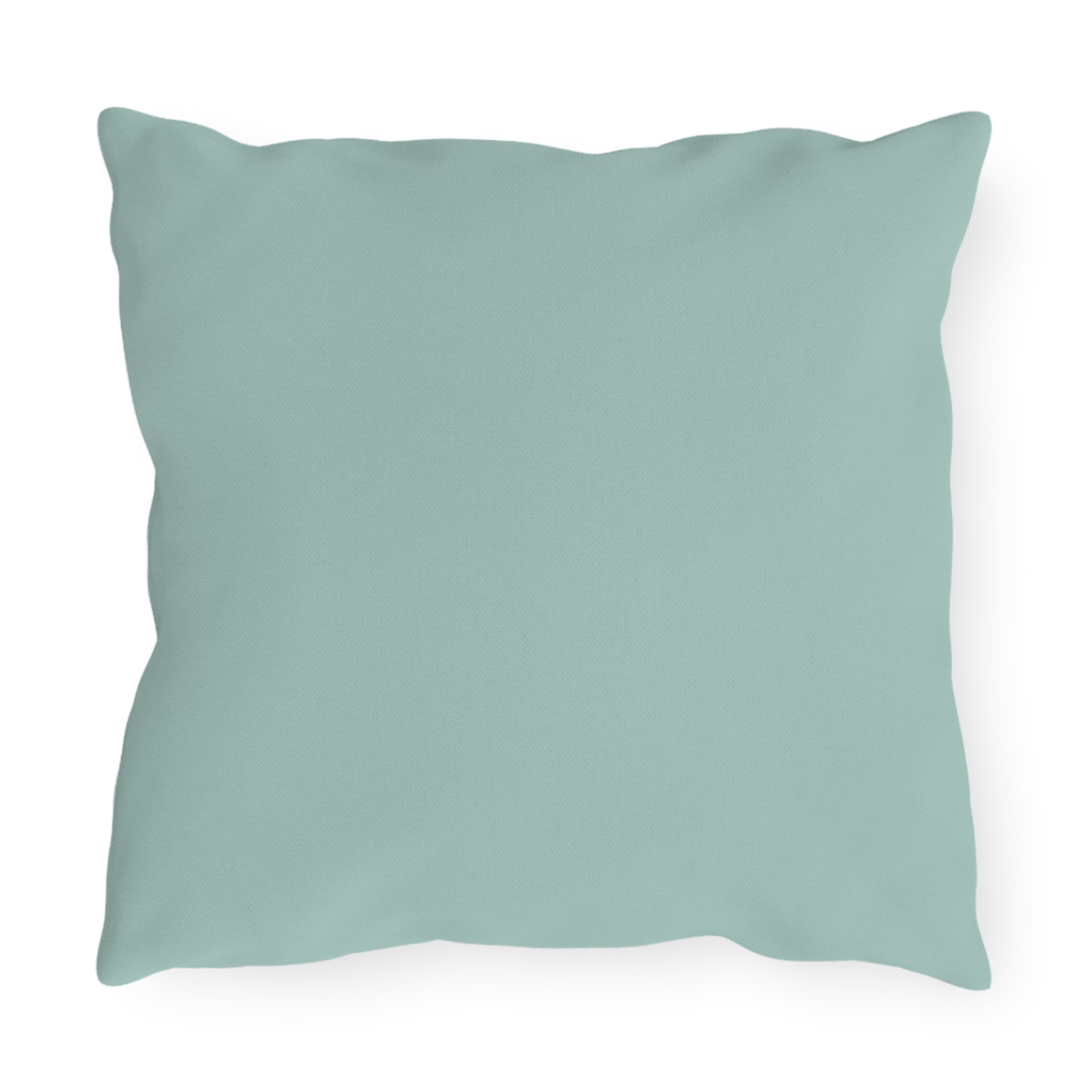 Solid Seafoam Outdoor Pillow | Coastal Patio Cushion, Weather-Resistant Throw