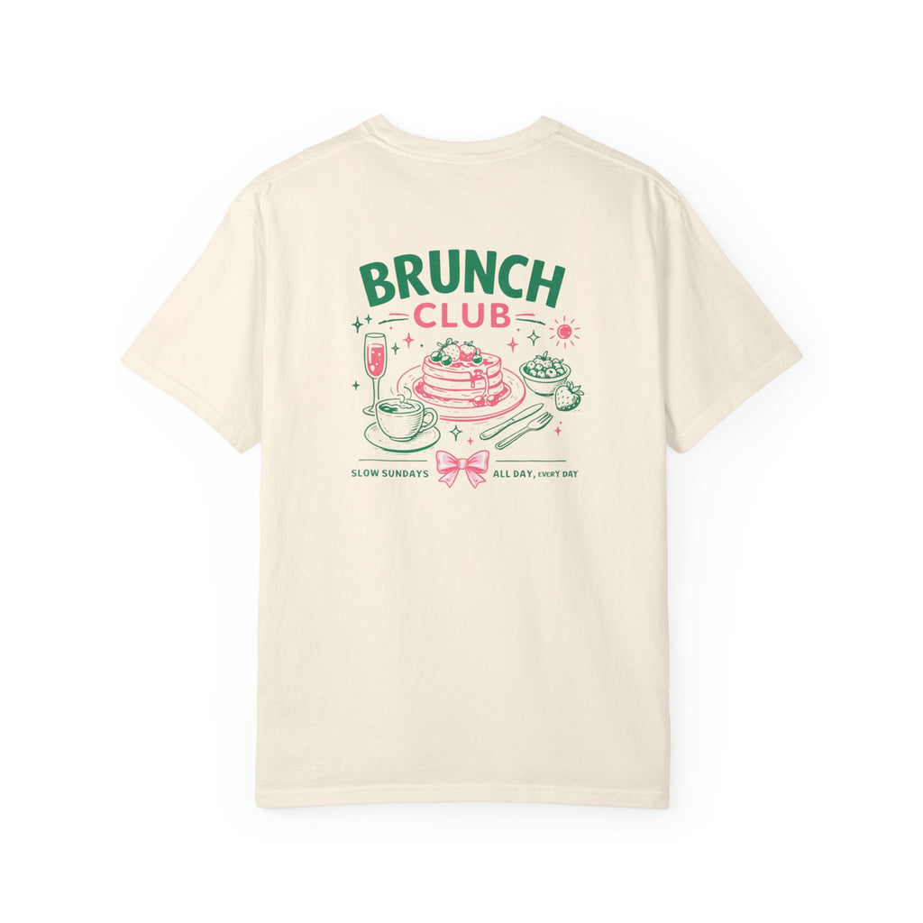 Brunch Club T-shirt for her comfort colours 100% cotton