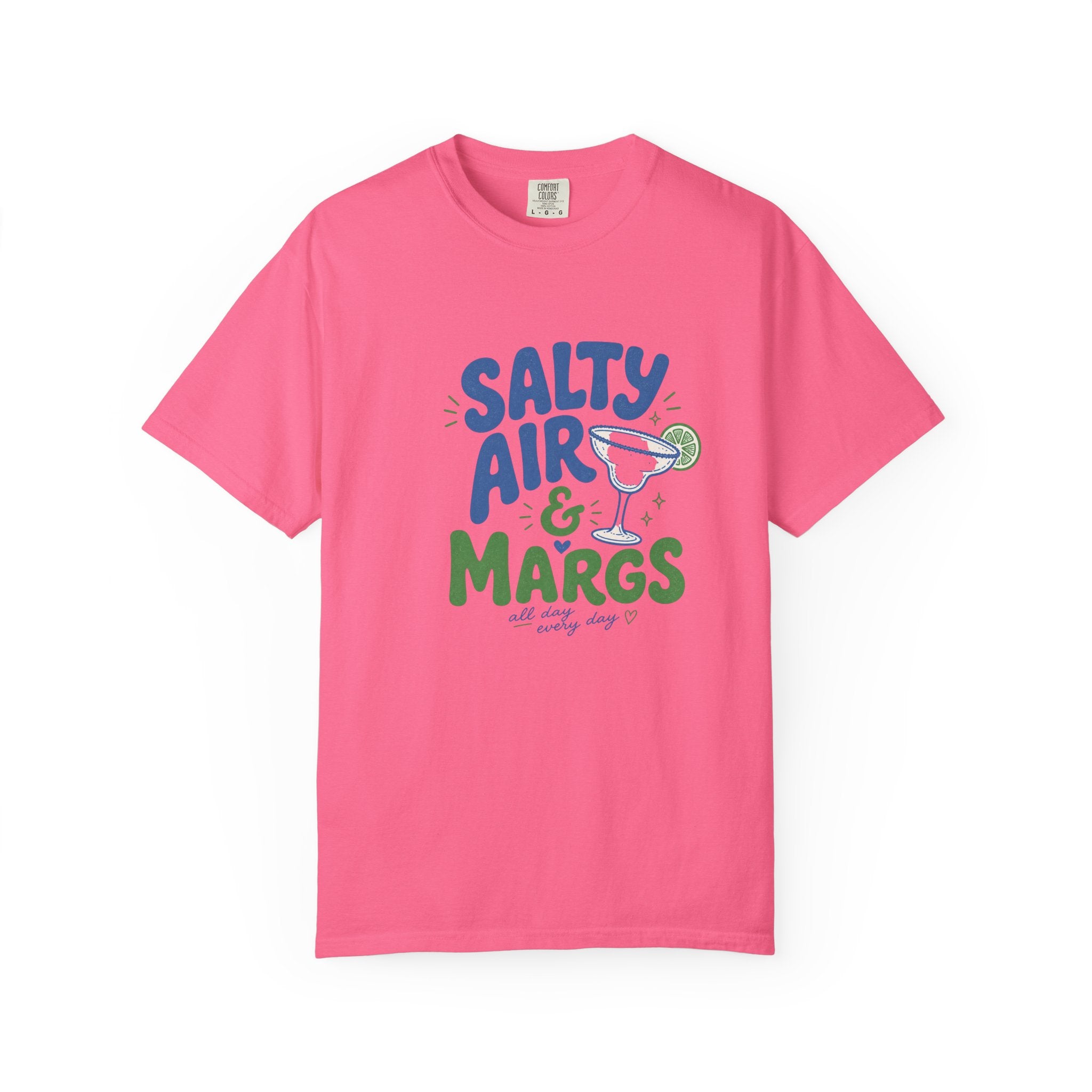Salty Air & Margs T-Shirt | Margarita Cocktail Beach Tee