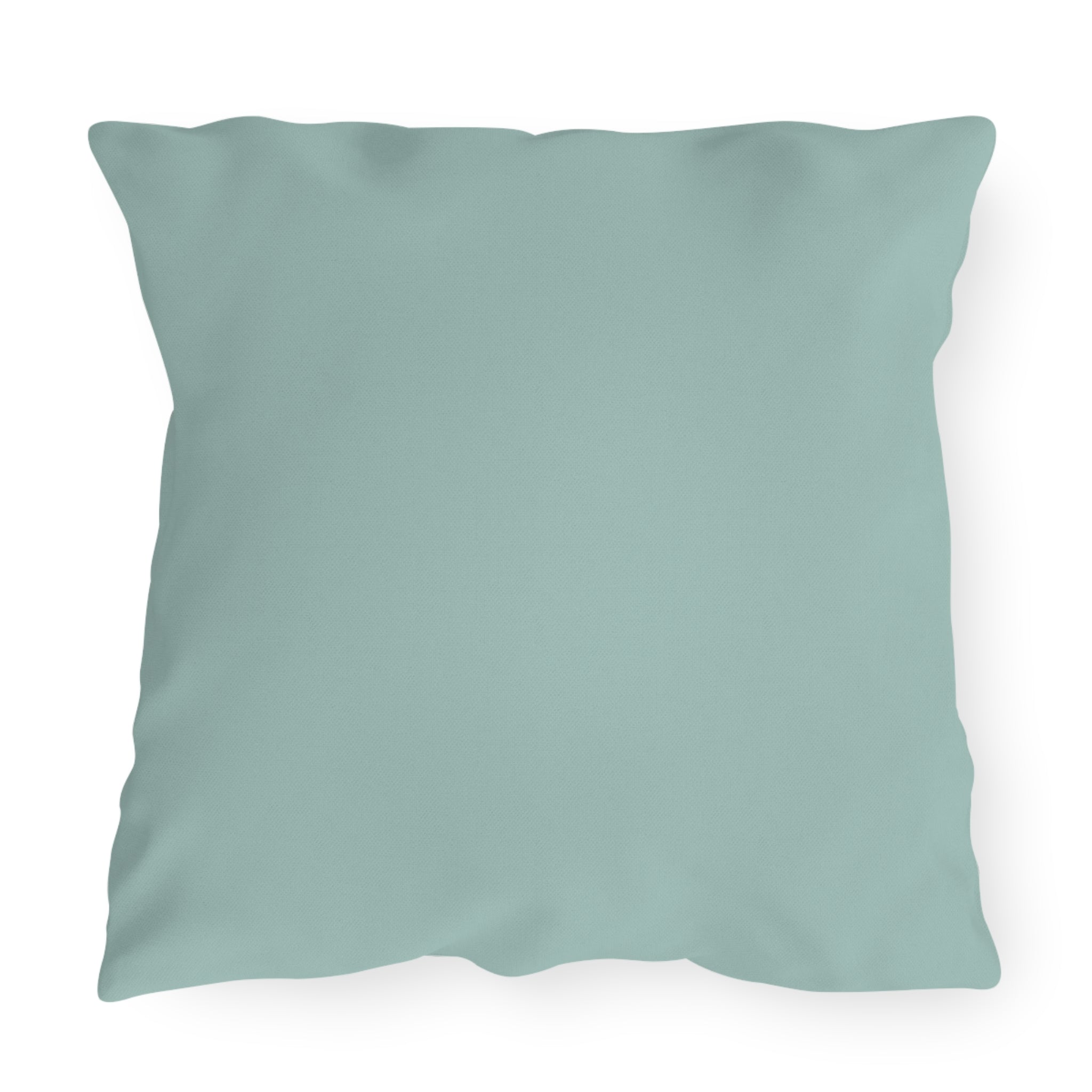 Solid Seafoam Outdoor Pillow | Coastal Patio Cushion, Weather-Resistant Throw