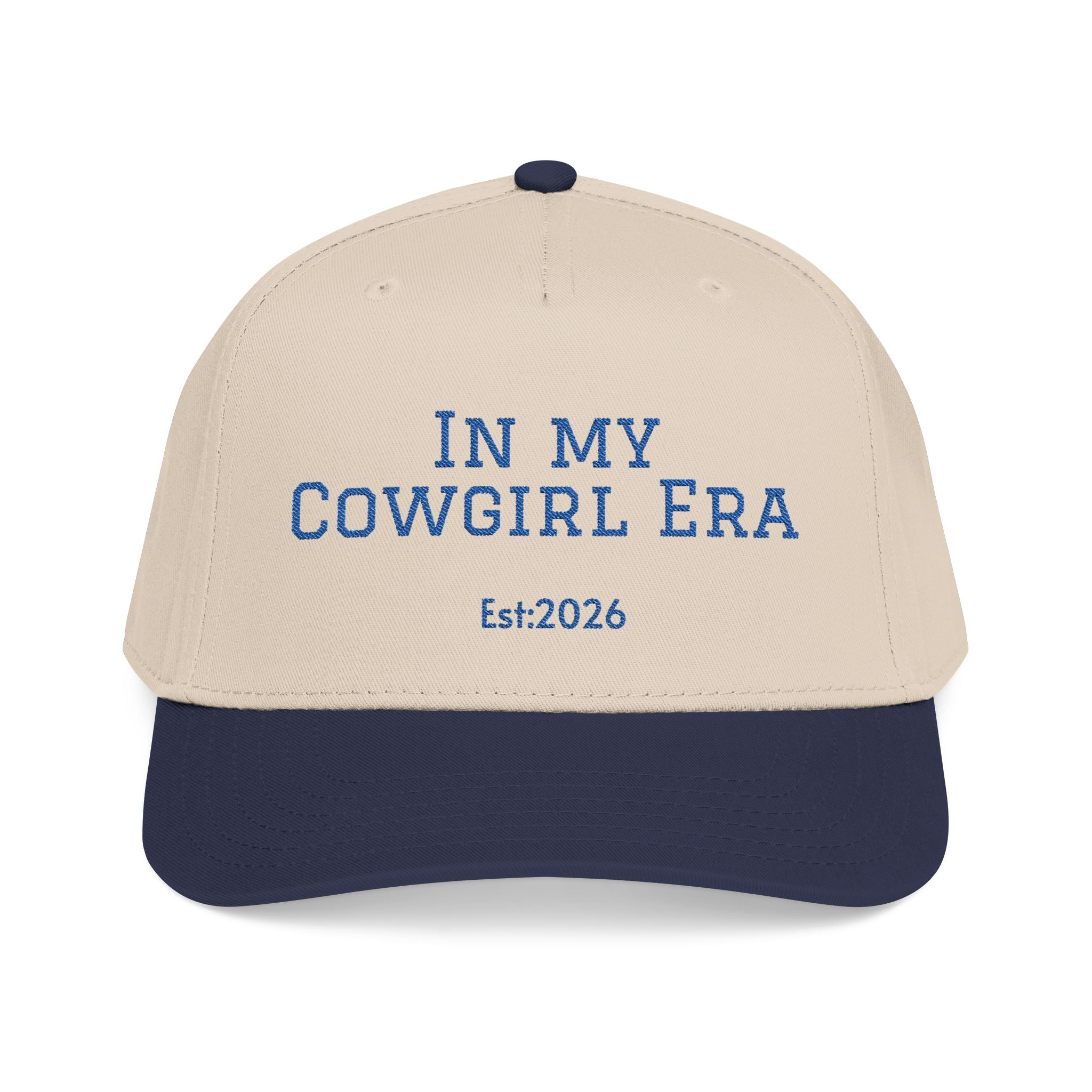 Cowgirl Era Mid Profile Baseball Cap | Western Script Embroidery