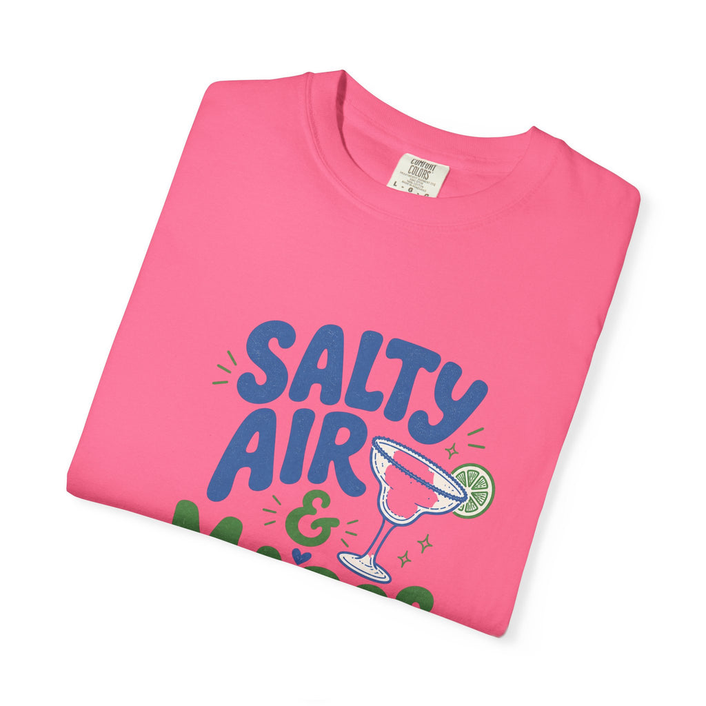 Salty Air & Margs T-Shirt | Margarita Cocktail Beach Tee