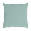 Solid Seafoam Outdoor Pillow | Coastal Patio Cushion, Weather-Resistant Throw