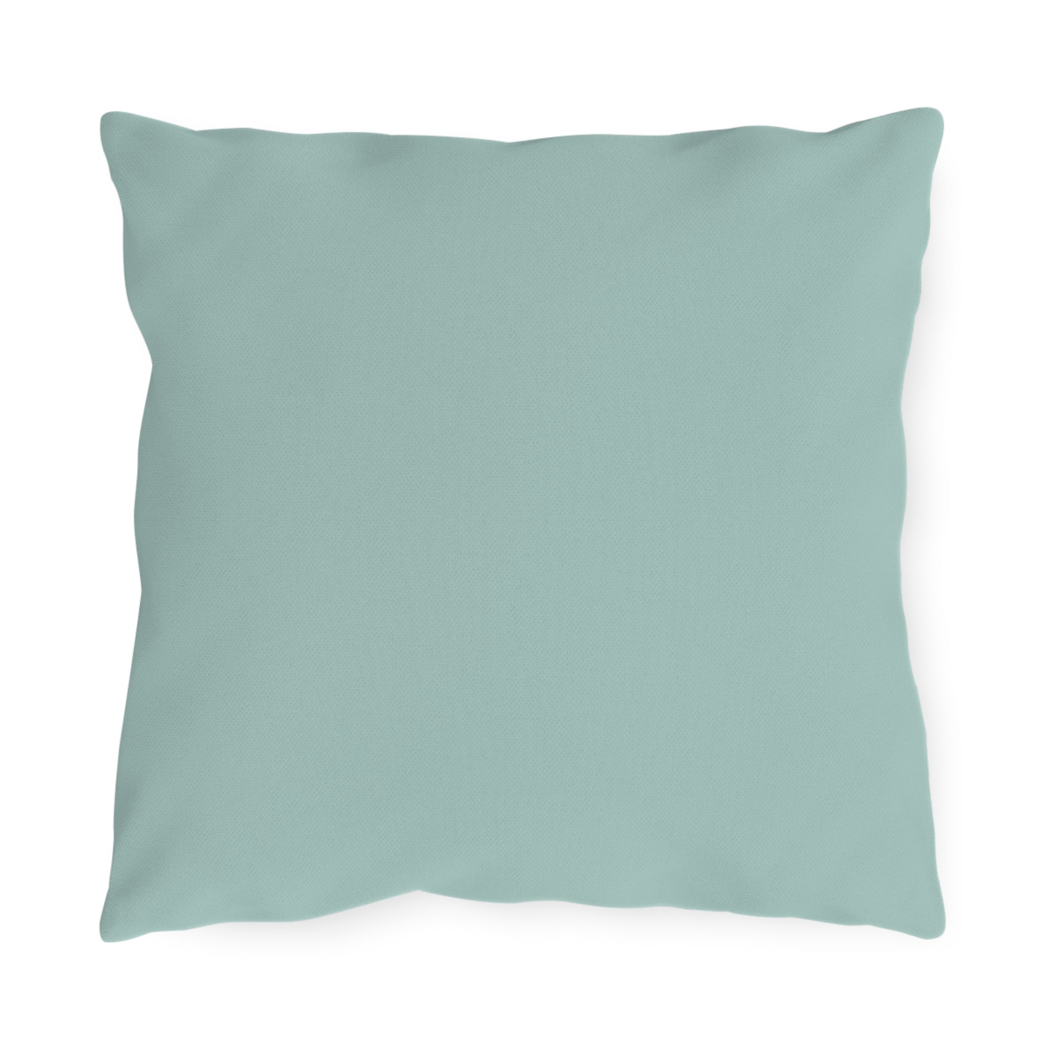 Solid Seafoam Outdoor Pillow | Coastal Patio Cushion, Weather-Resistant Throw