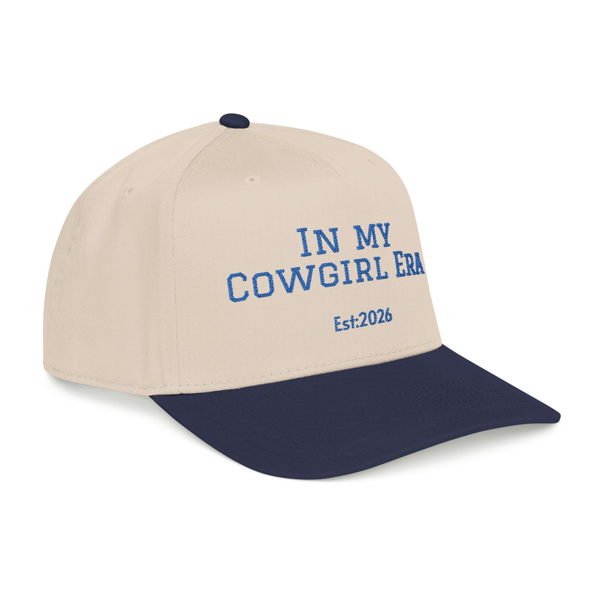 Cowgirl Era Mid Profile Baseball Cap | Western Script Embroidery