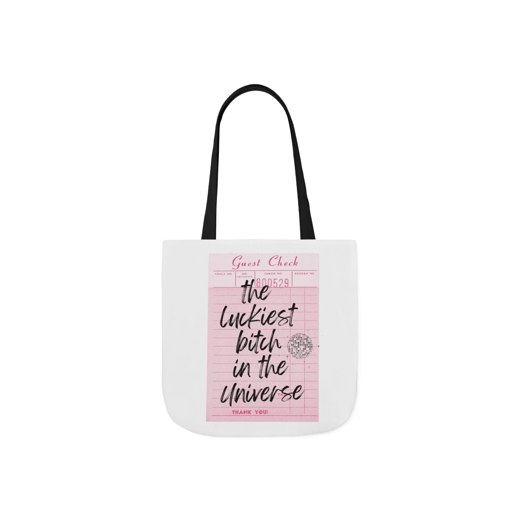 The Luckiest Bitch in the Universe tote bag | Canvas Tote