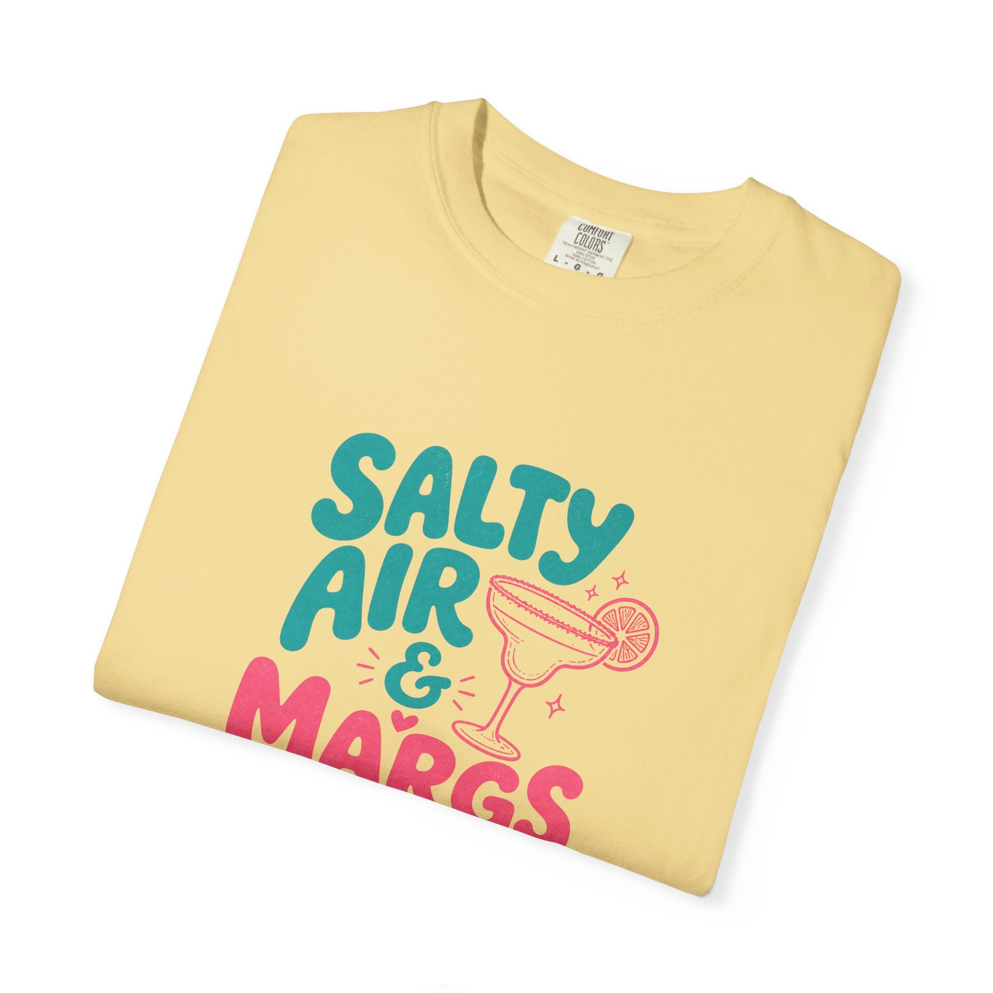 Salty Air & Margs T-Shirt | Margarita Cocktail Beach Tee