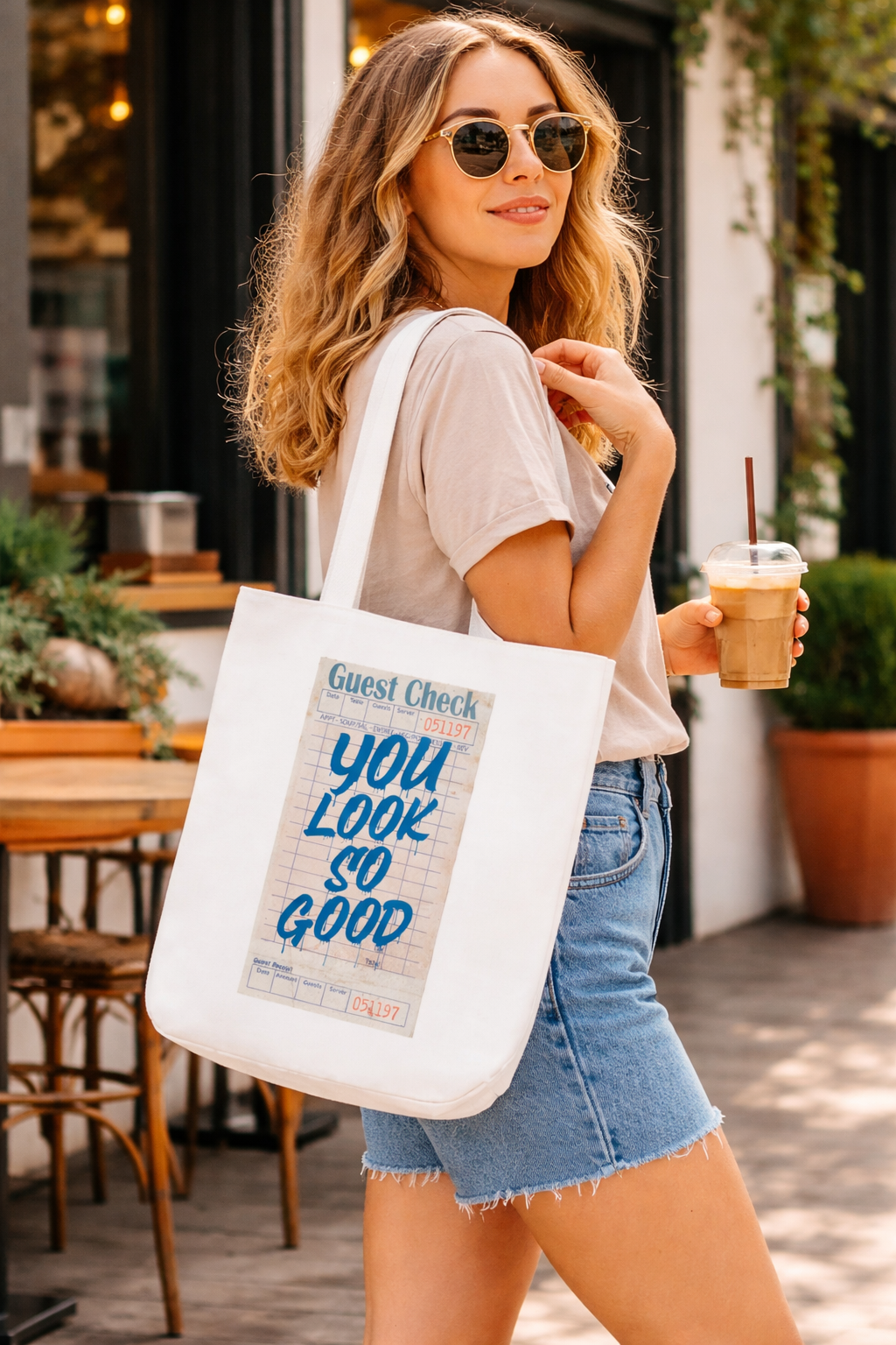 You Look So Good tote bag | Shopping Tote Bag