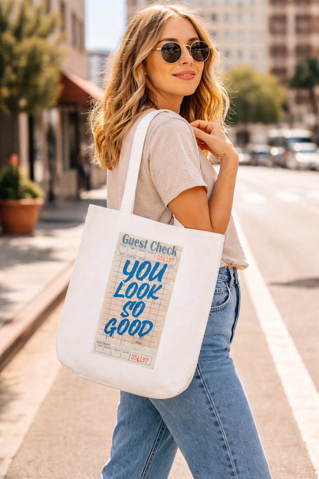 You Look So Good tote bag | Shopping Tote Bag