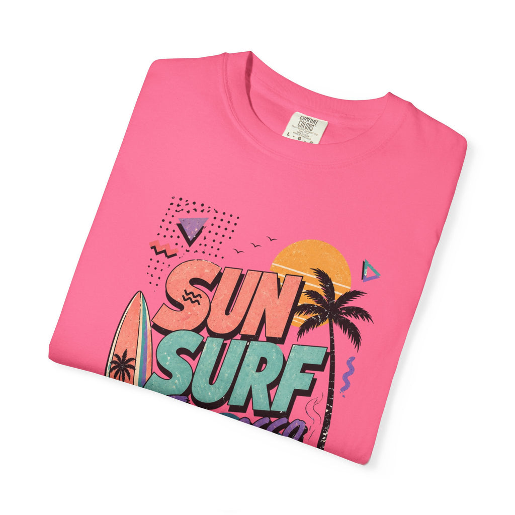 T-shirt | Tropical Palm Sunset and Coffee Design