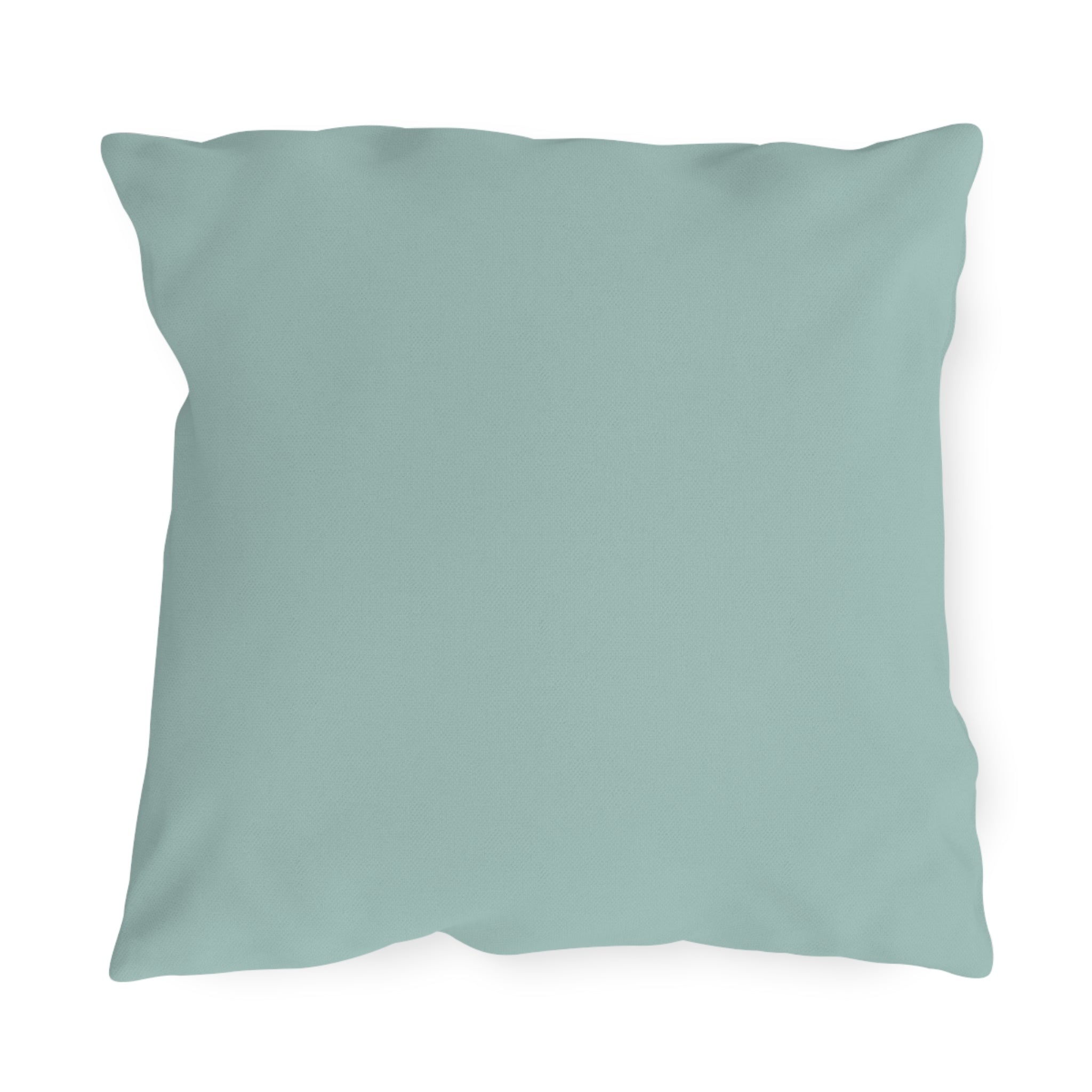 Solid Seafoam Outdoor Pillow | Coastal Patio Cushion, Weather-Resistant Throw