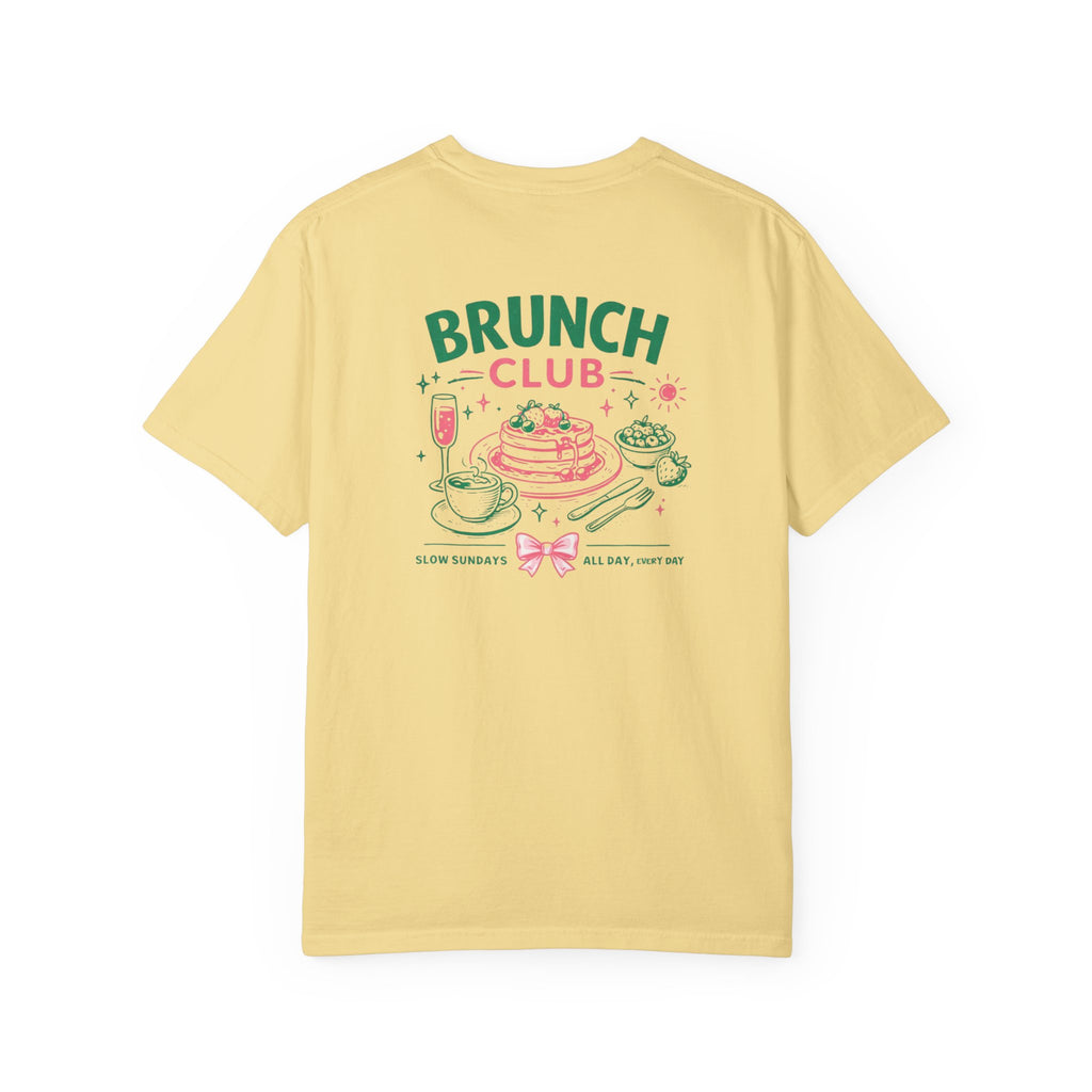 Brunch Club T-shirt for her comfort colours 100% cotton