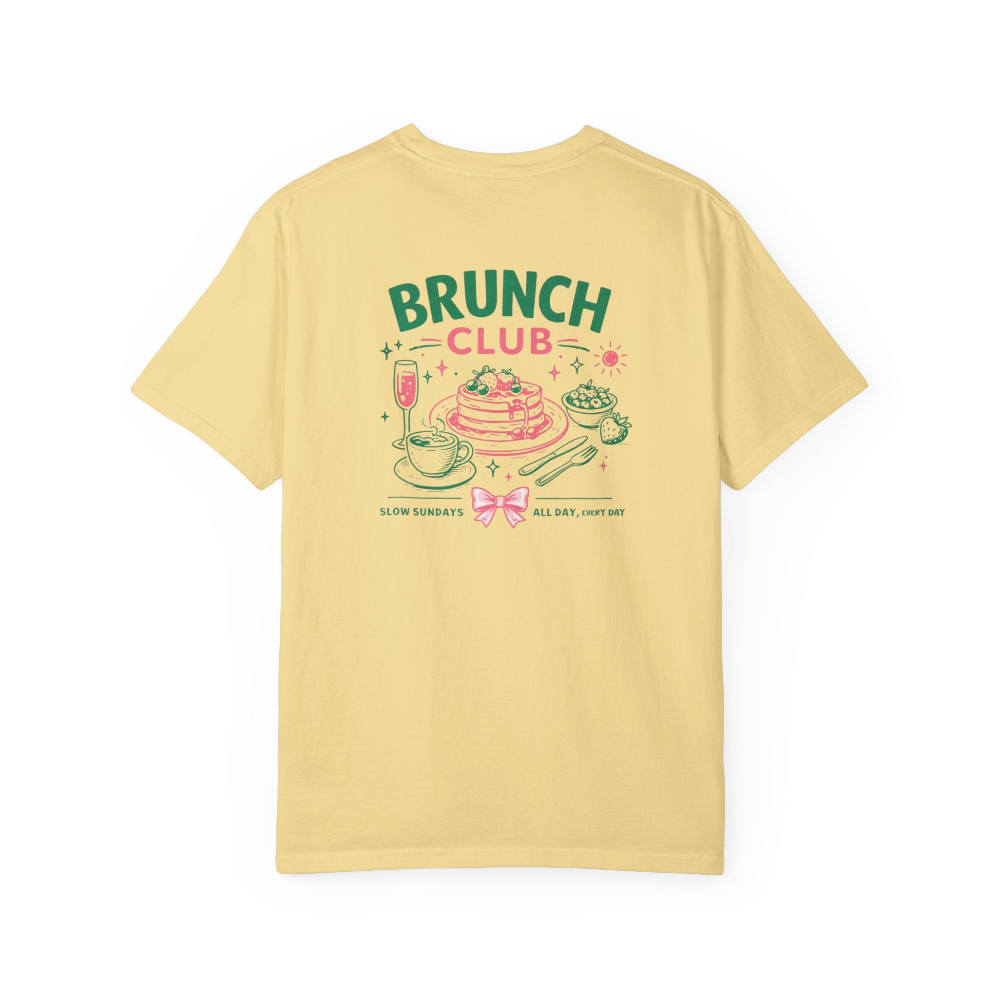 Brunch Club T-shirt for her comfort colours 100% cotton