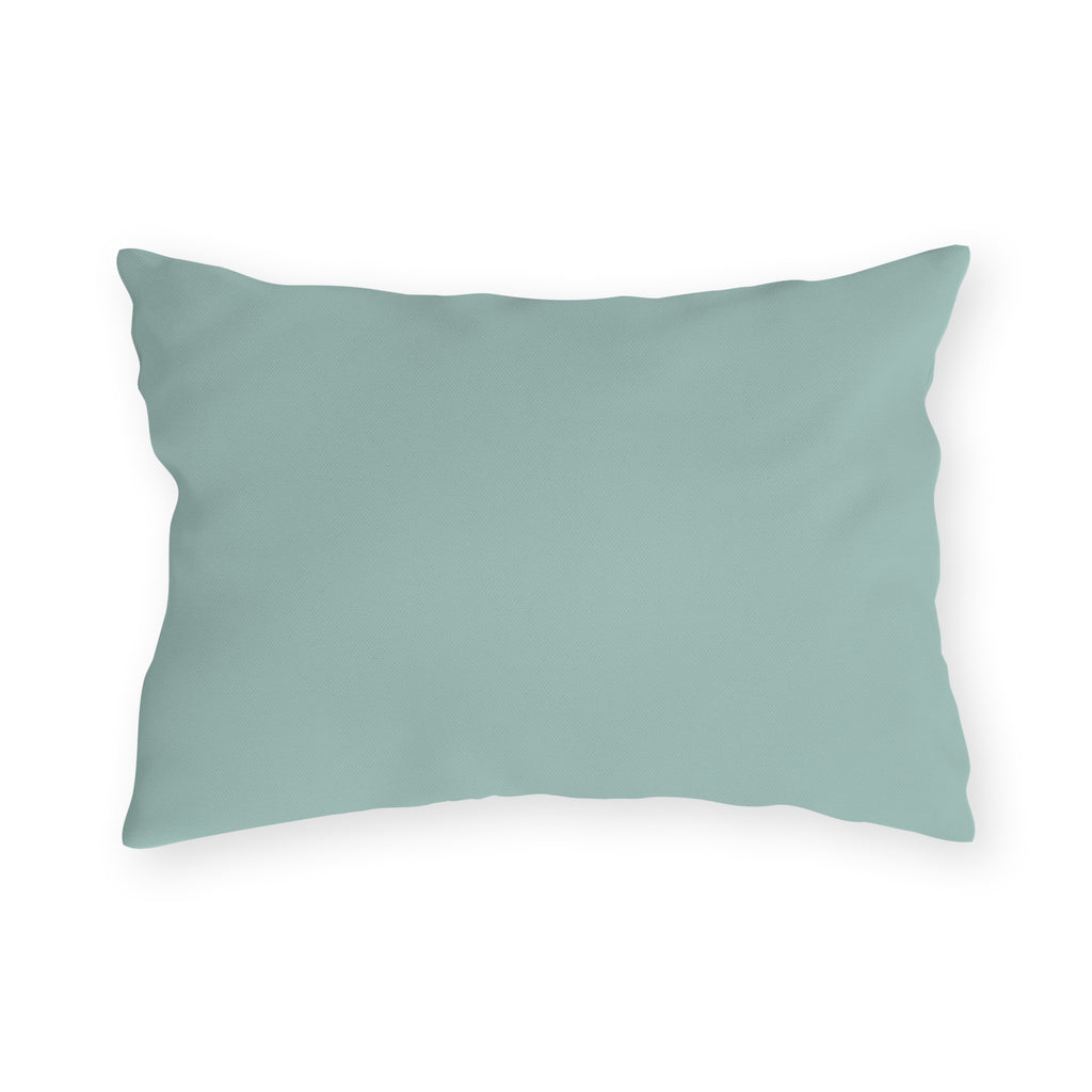 Solid Seafoam Outdoor Pillow | Coastal Patio Cushion, Weather-Resistant Throw