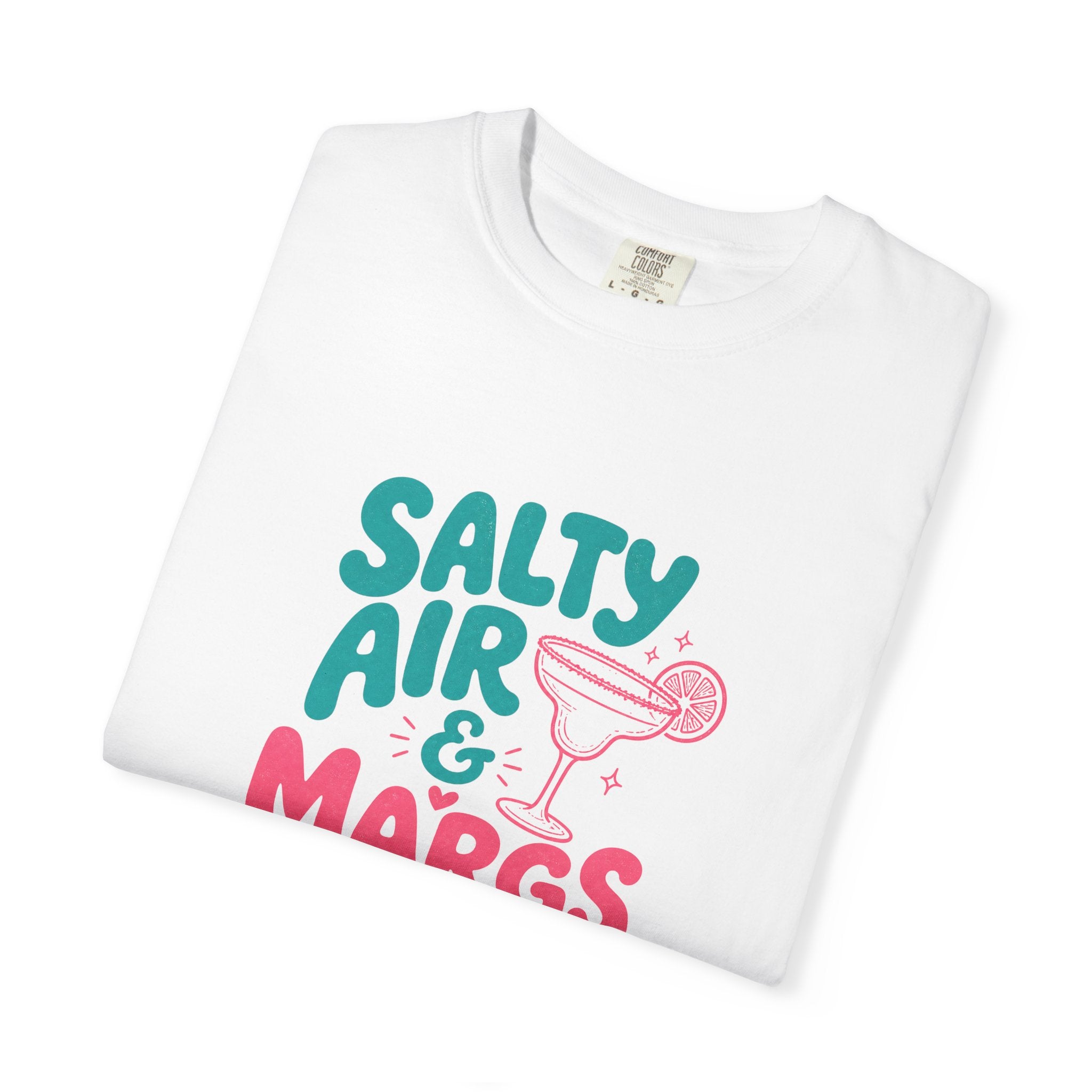 Salty Air & Margs T-Shirt | Margarita Cocktail Beach Tee