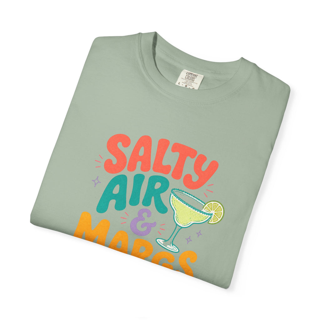 Salty Air & Margs T-Shirt | Margarita Cocktail Beach Tee