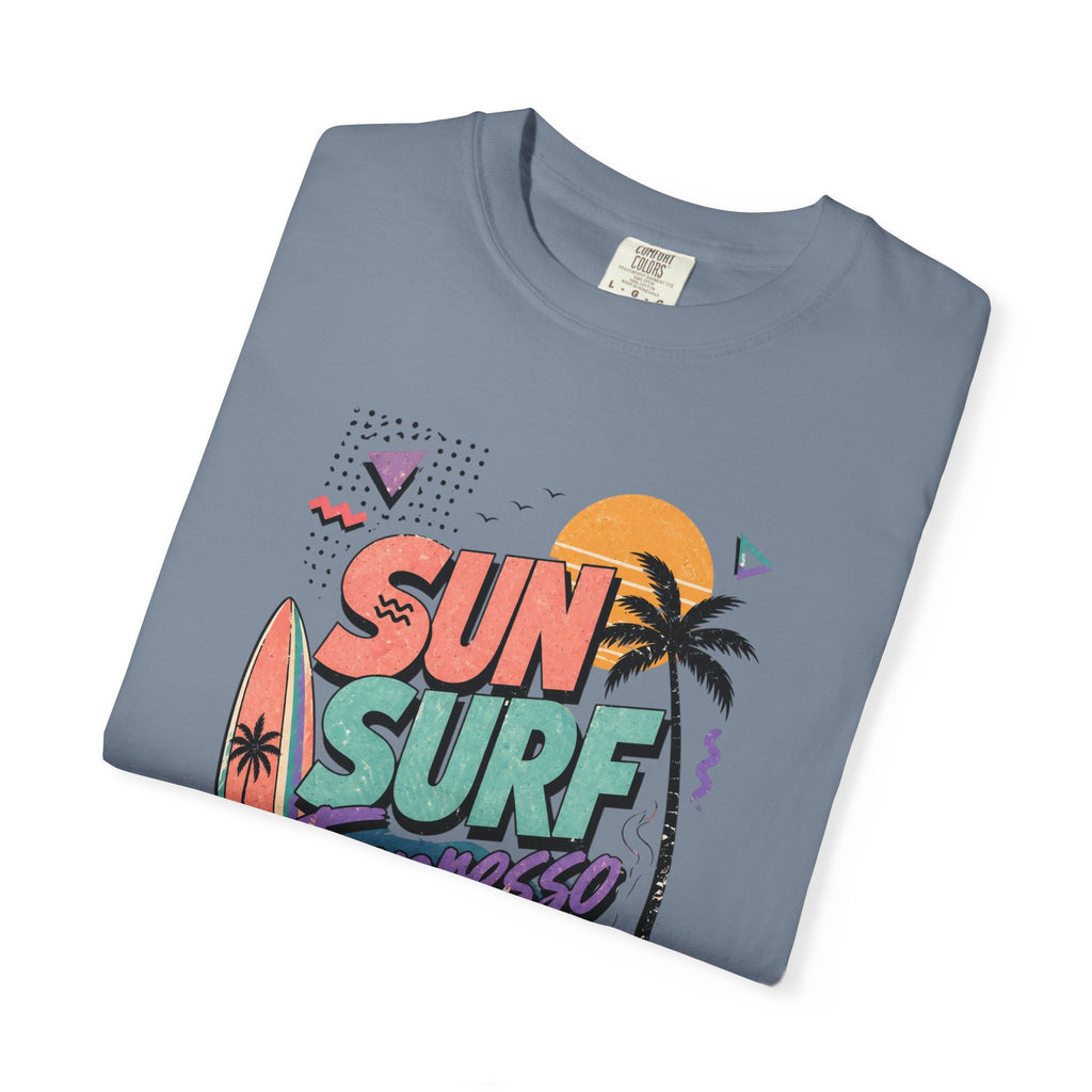T-shirt | Tropical Palm Sunset and Coffee Design