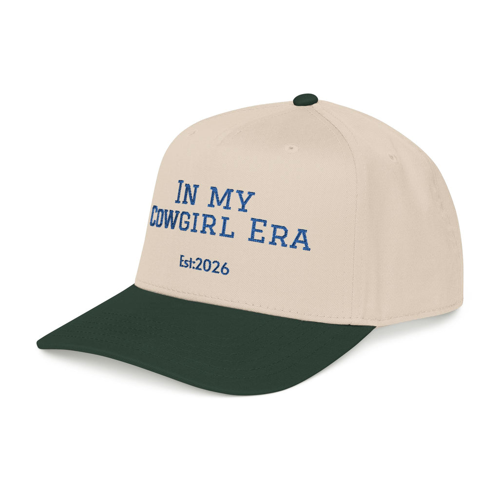 Cowgirl Era Mid Profile Baseball Cap | Western Script Embroidery