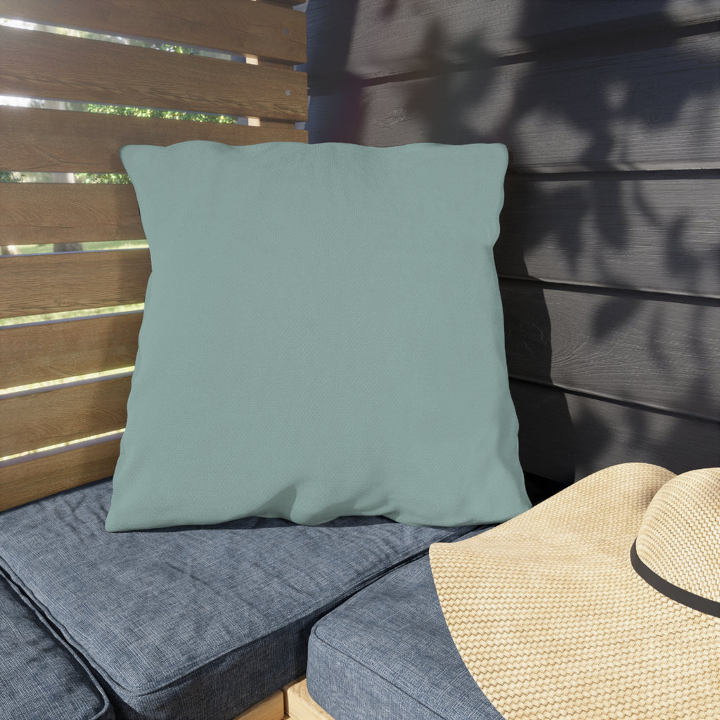 Solid Seafoam Outdoor Pillow | Coastal Patio Cushion, Weather-Resistant Throw