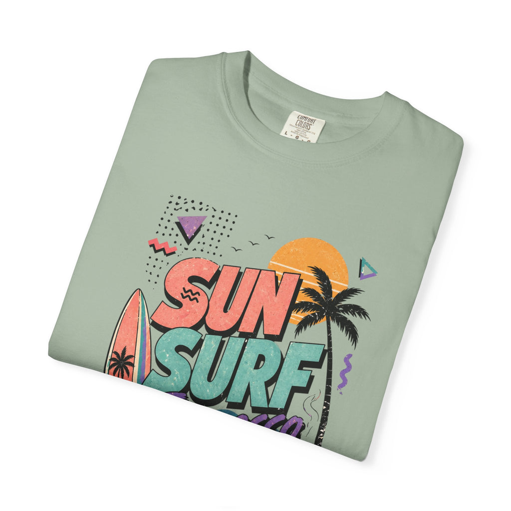 T-shirt | Tropical Palm Sunset and Coffee Design