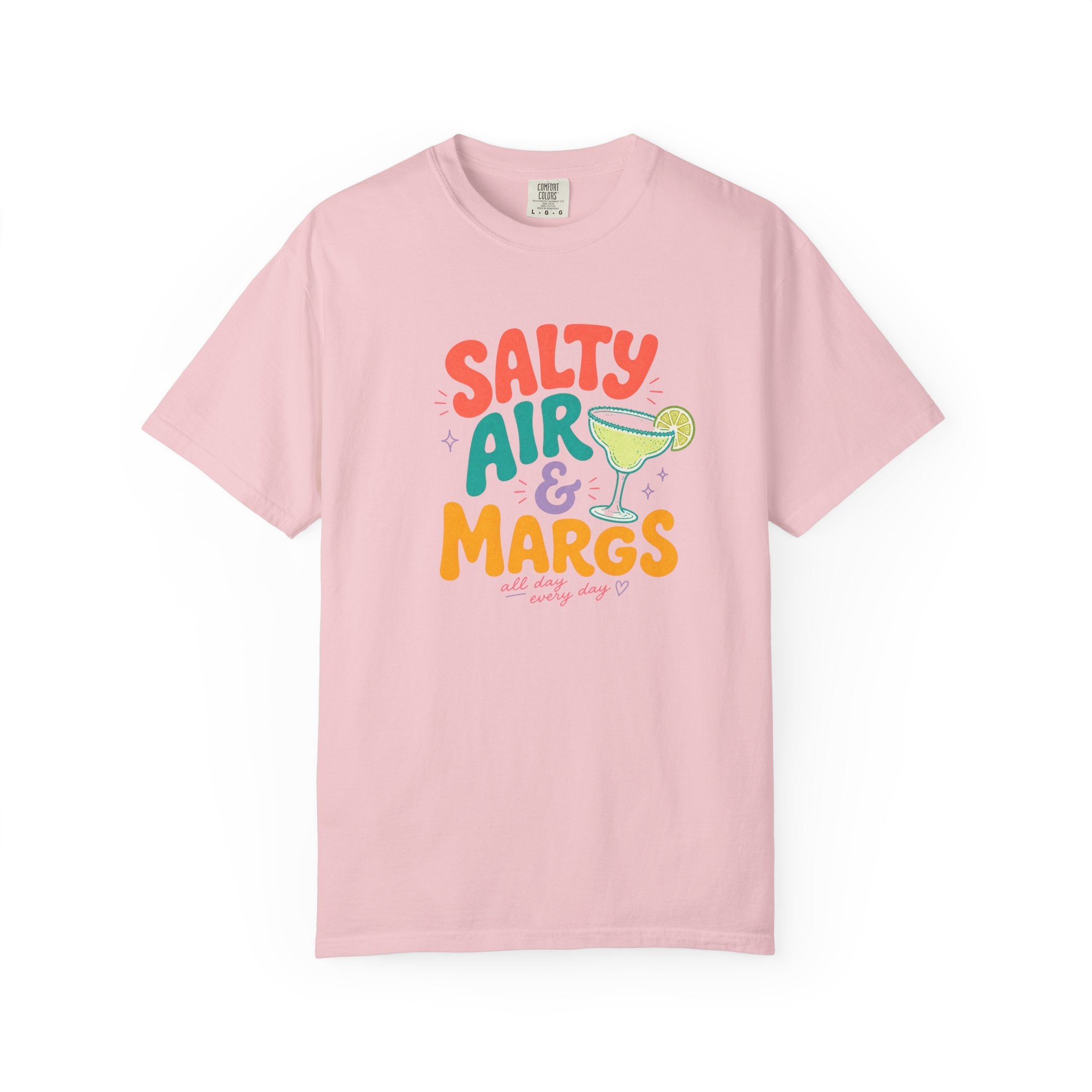 Salty Air & Margs T-Shirt | Margarita Cocktail Beach Tee