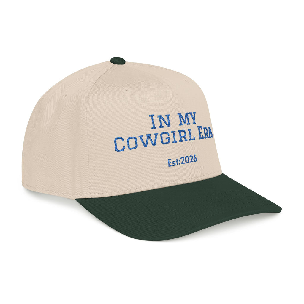 Cowgirl Era Mid Profile Baseball Cap | Western Script Embroidery