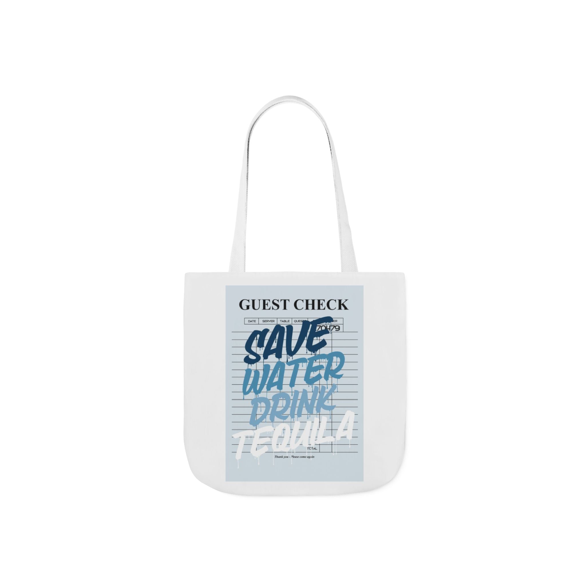 Save Water Drink Tequila Tote Bag | Guest Check Design