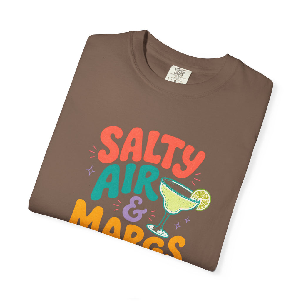 Salty Air & Margs T-Shirt | Margarita Cocktail Beach Tee