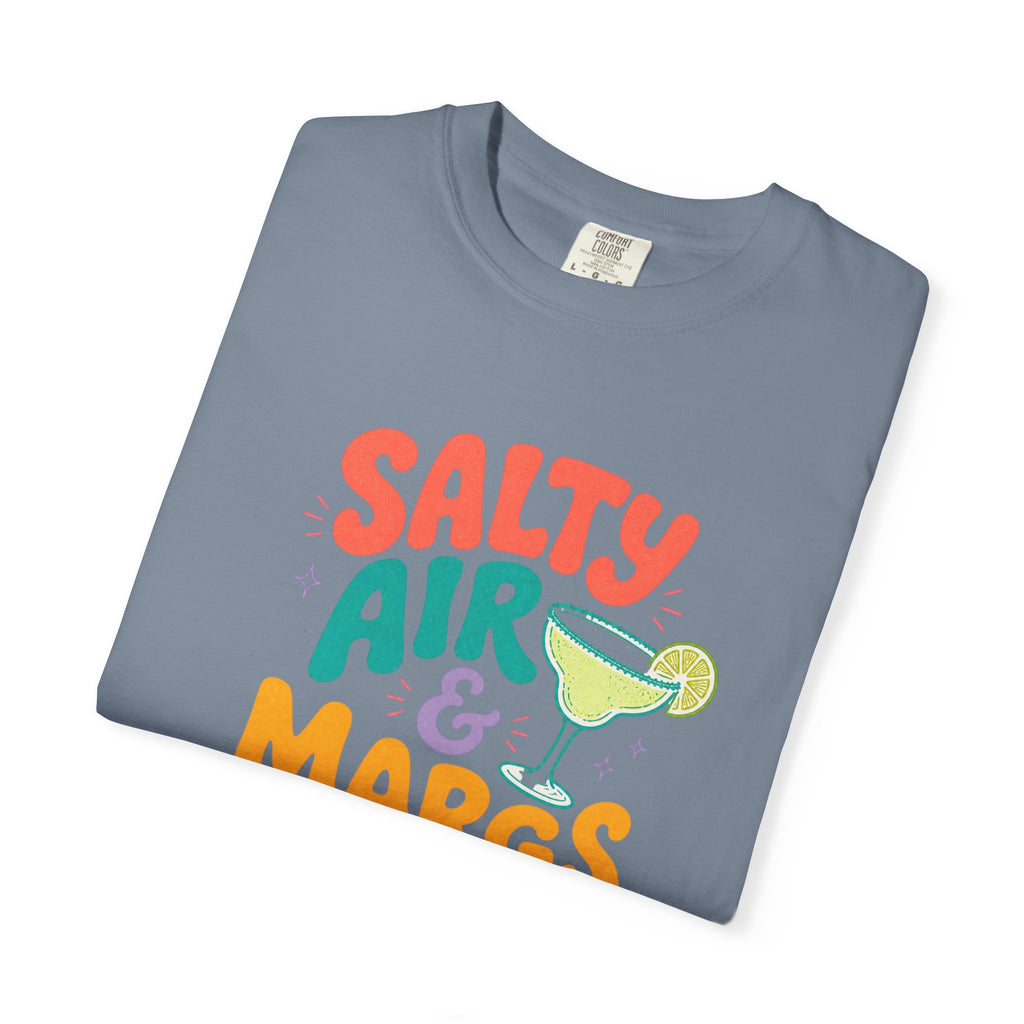 Salty Air & Margs T-Shirt | Margarita Cocktail Beach Tee