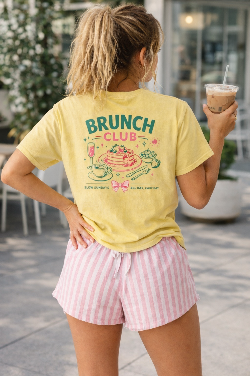 Brunch Club T-shirt for her comfort colours 100% cotton